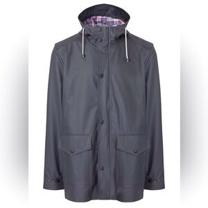66 Degrees North Men’s Grey Arnarholl Rain Jacket (Large)